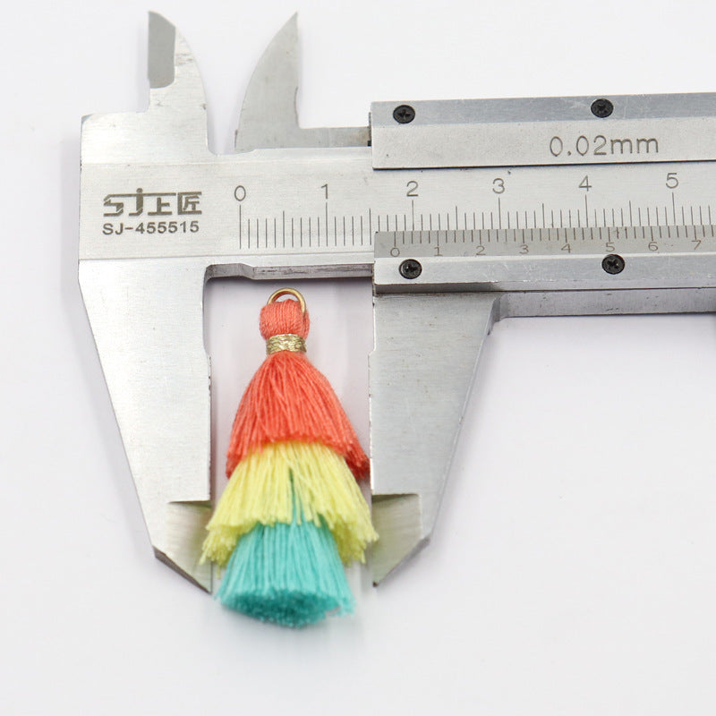 Wholesale 100PCS Tassel Handmade Diy Keychain